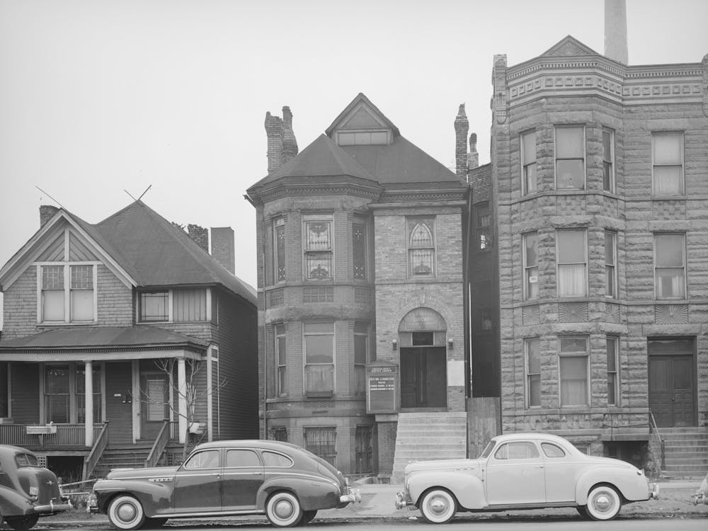Untitled Photo, Possibly Related To Old Residence Converted Into Church, Chicago, Illinois By Russell Lee