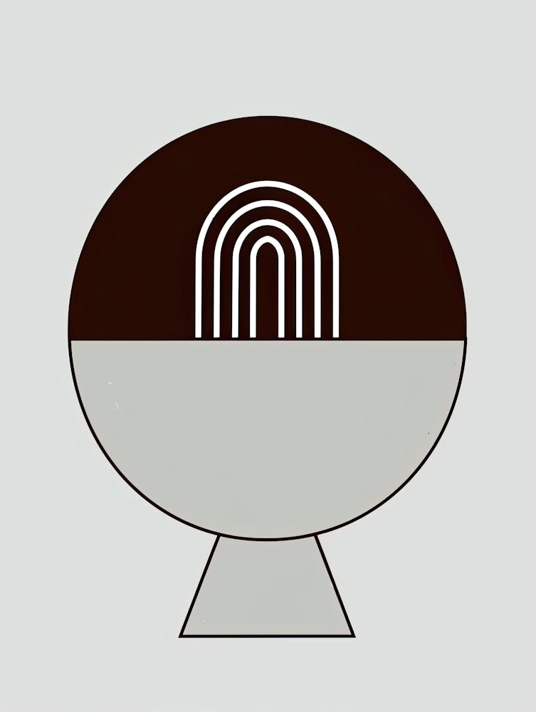 Barcelona Perspective Minimalist Bauhaus