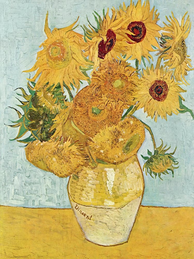 Vase aux douze tournesols, Vincent Van Gogh