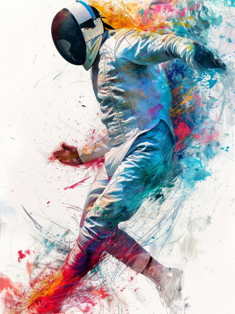 Fencer sport