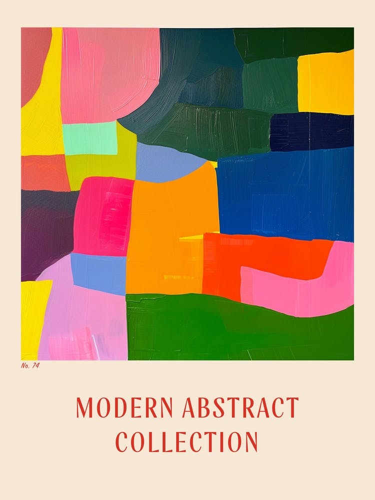 Modern Abstract Collection Poster 74