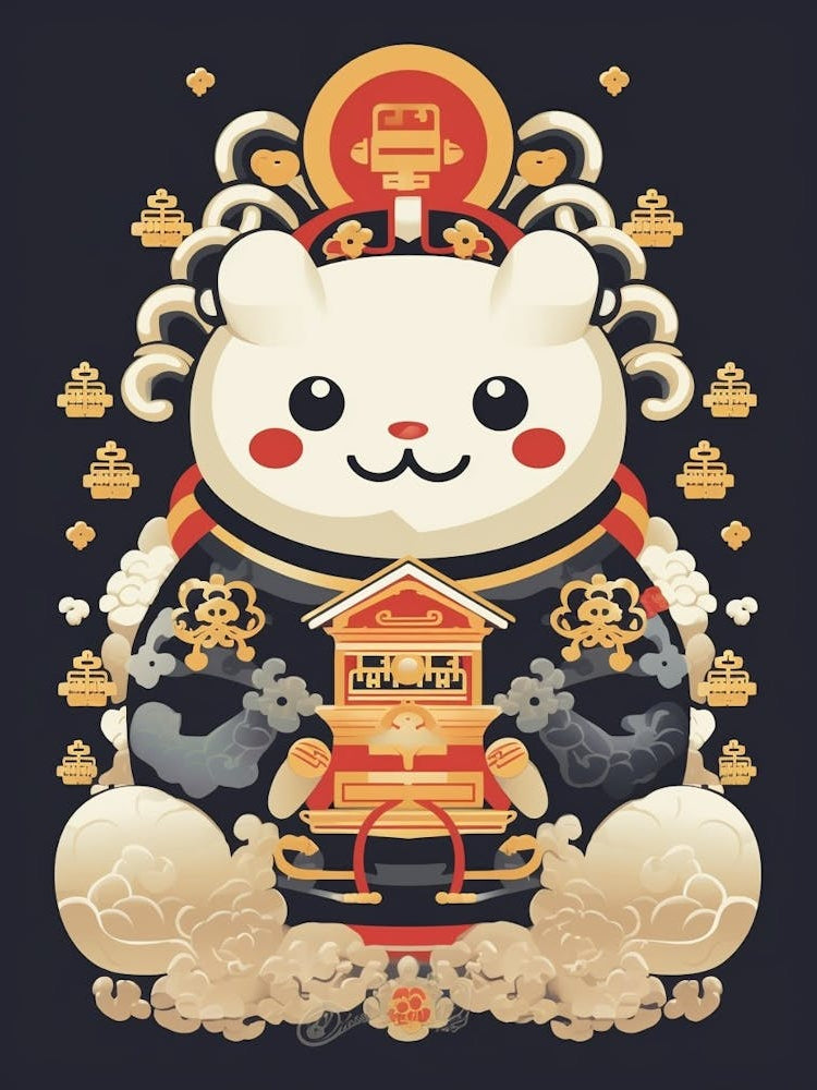Maneki Neko Lucky Cat Japanese 11