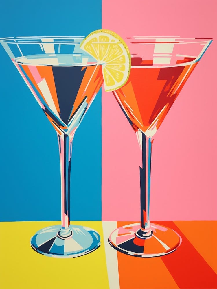 Martini Pop Art Inspired 2