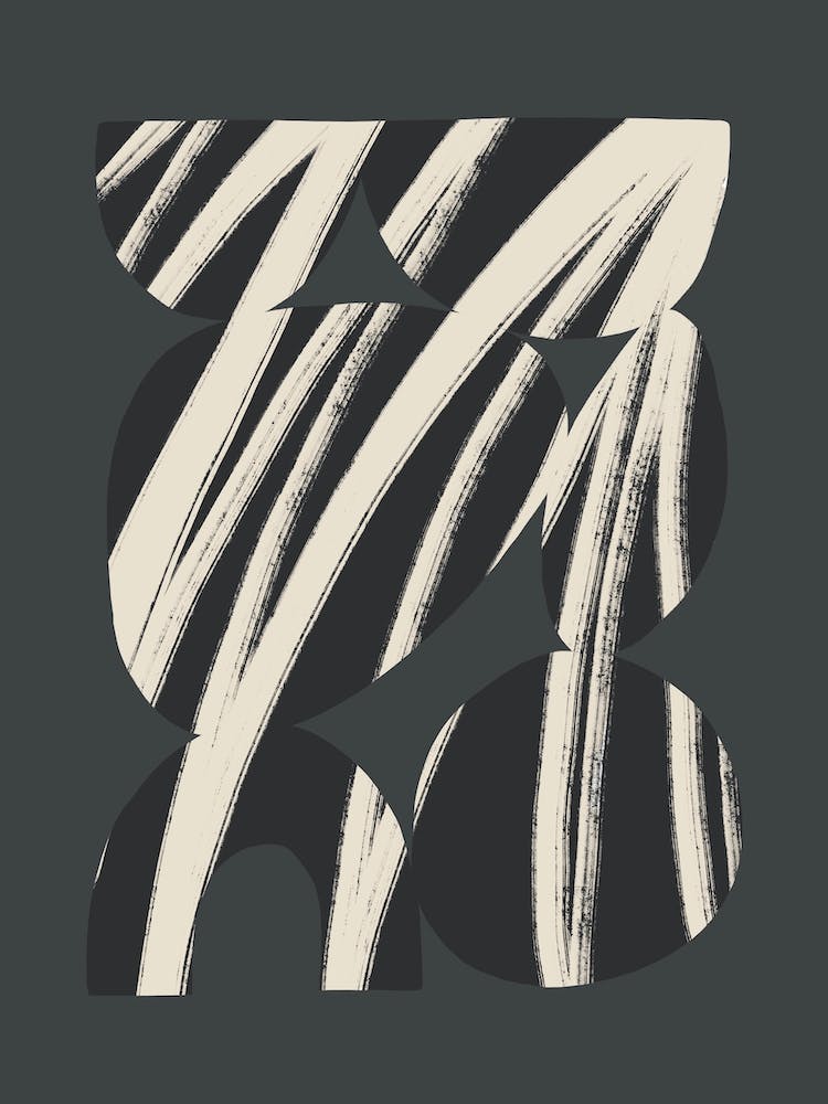 Bold Shapes 3 Black