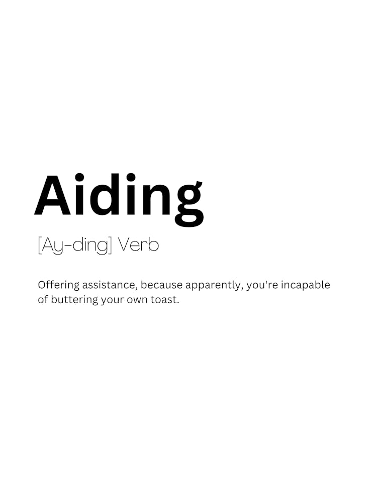 Aiding Definition Meaning