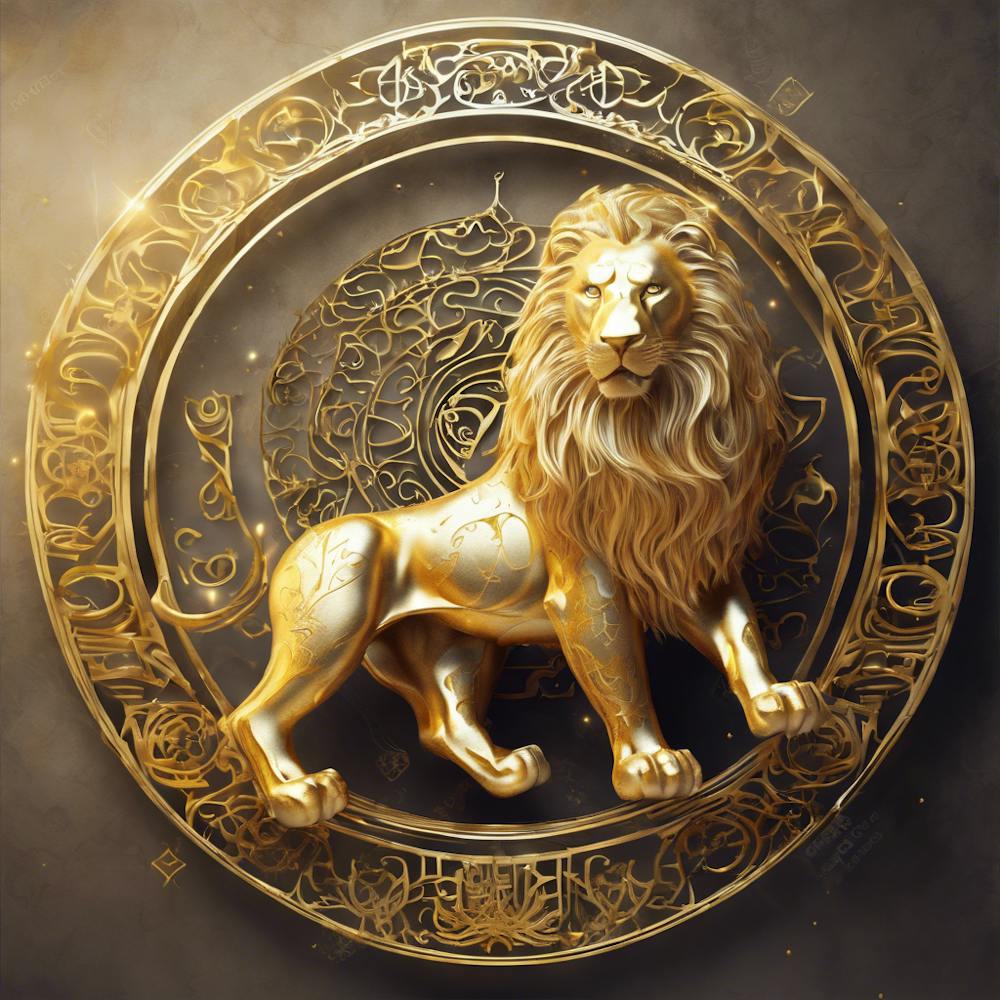 221698 A Large Lion In Three Dimensional Arabic Calligrap Xl 1024 V1 0