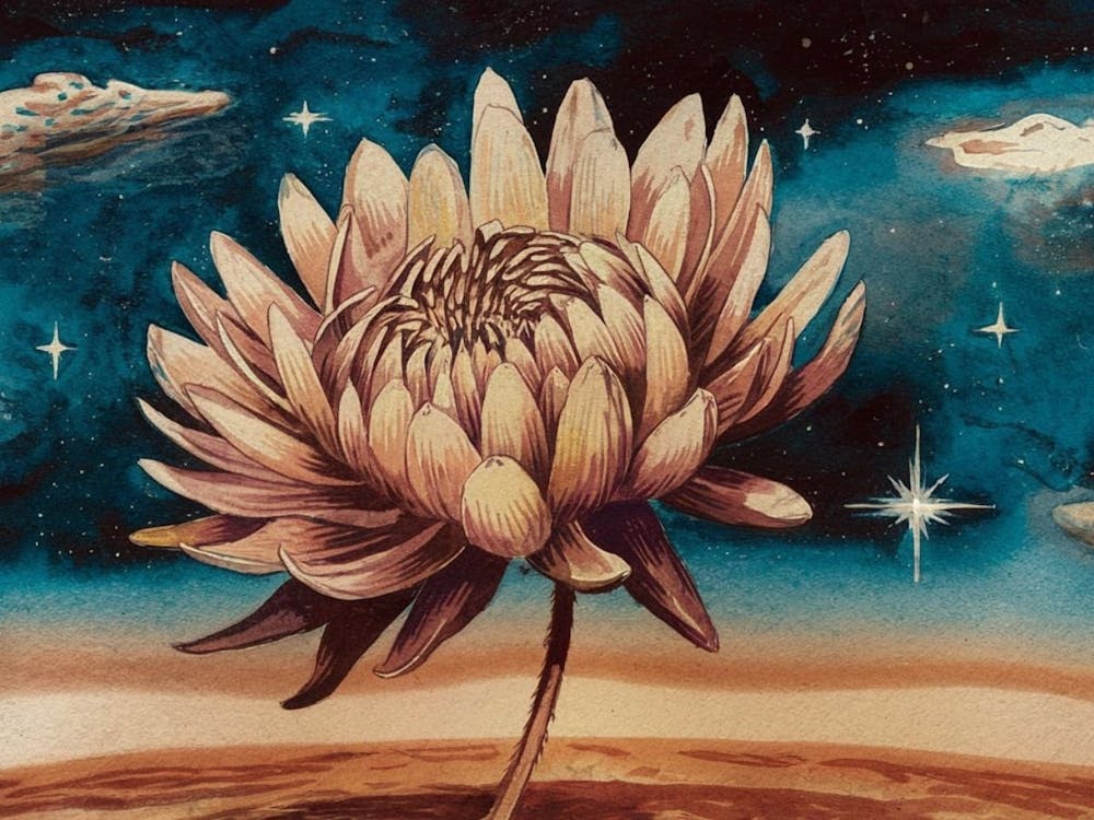 Spiritual Lotus Artwork Serene Bloom Digital Painting