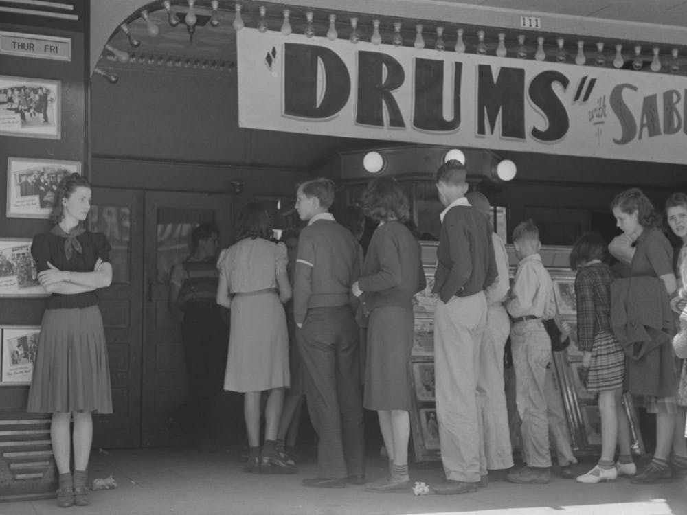 Schoolchildren Going To The Movies, San Augustine, Texas By Russell Lee 1