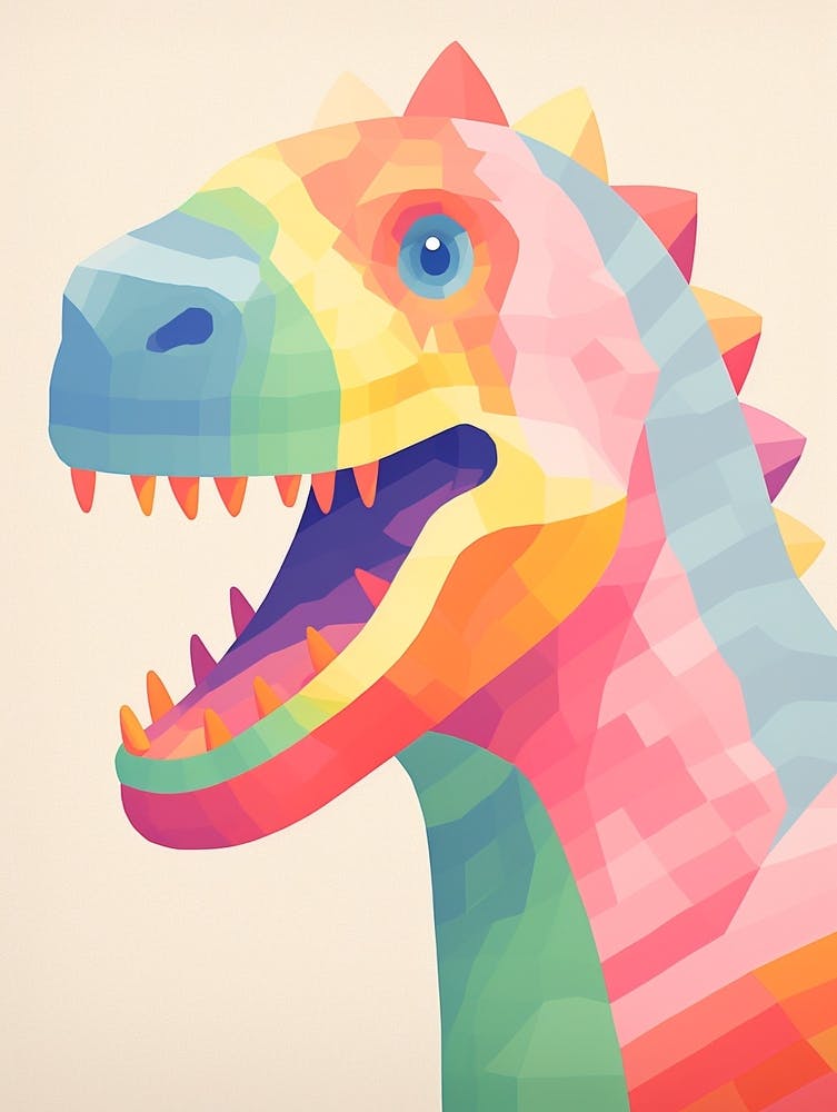 Colourful Dinosaur Anchisaurus 2