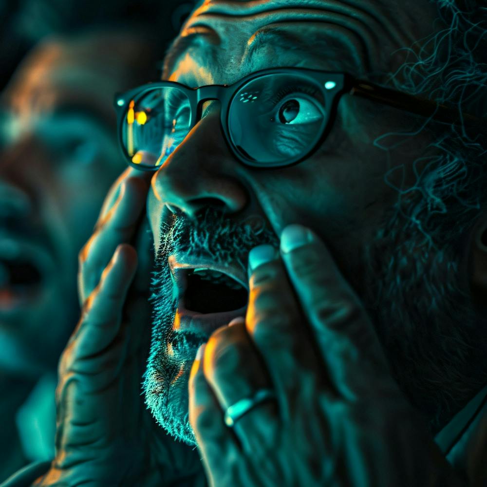 Man In A Movie Theater