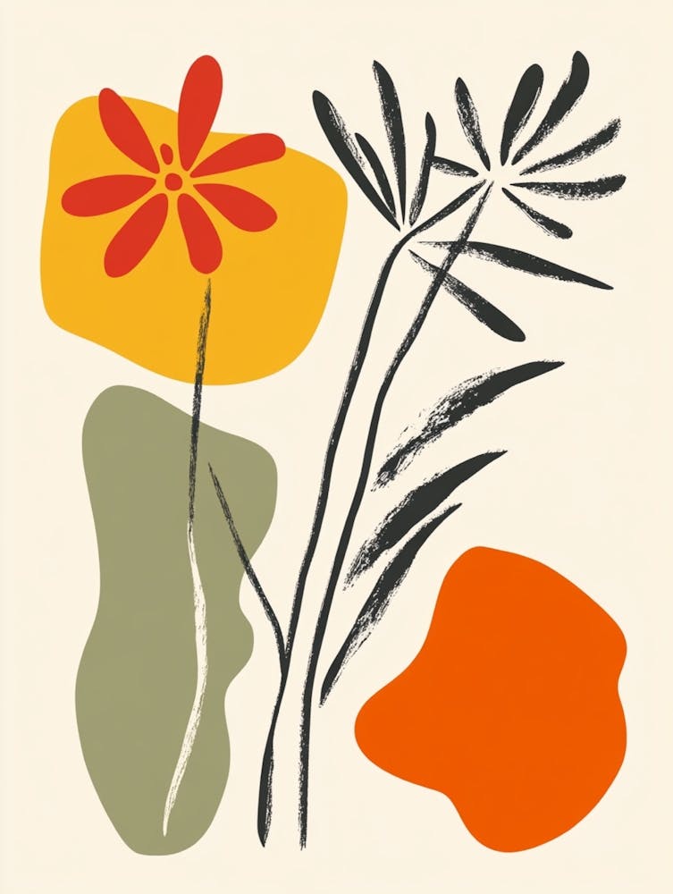 Abstract Flower Painting 5