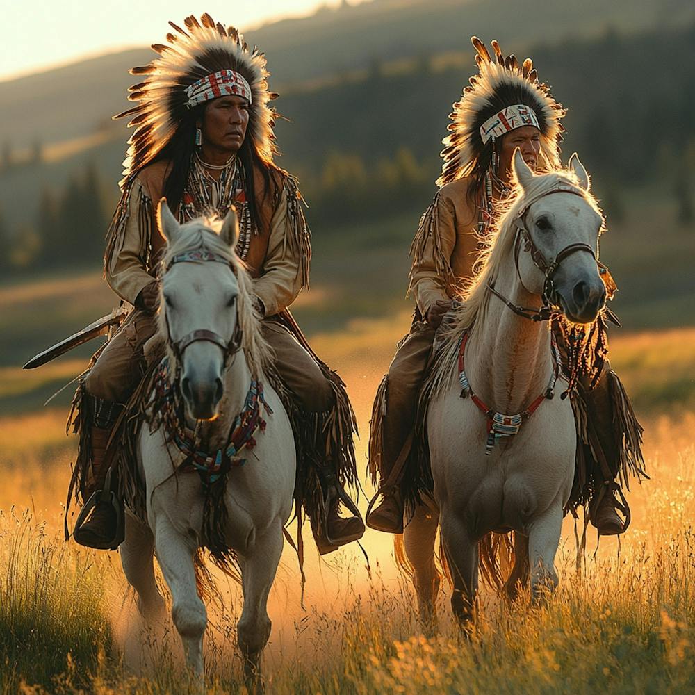 Indians On Horses