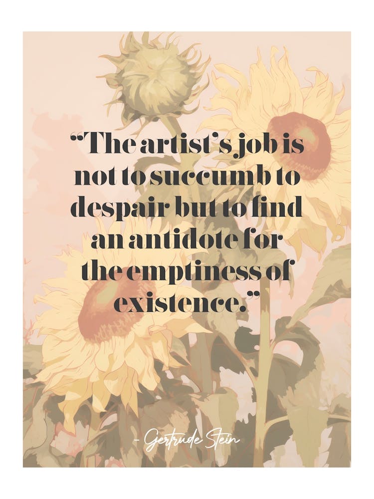 Art Quote By Gertrude Stein