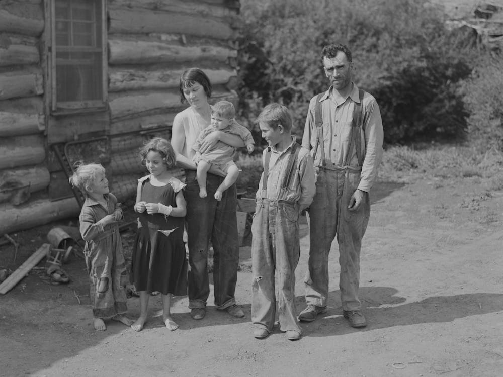 Untitled Photo, Possibly Related To The Huravitch Family, Farmers In Williams County, North Dakota By Russell Lee