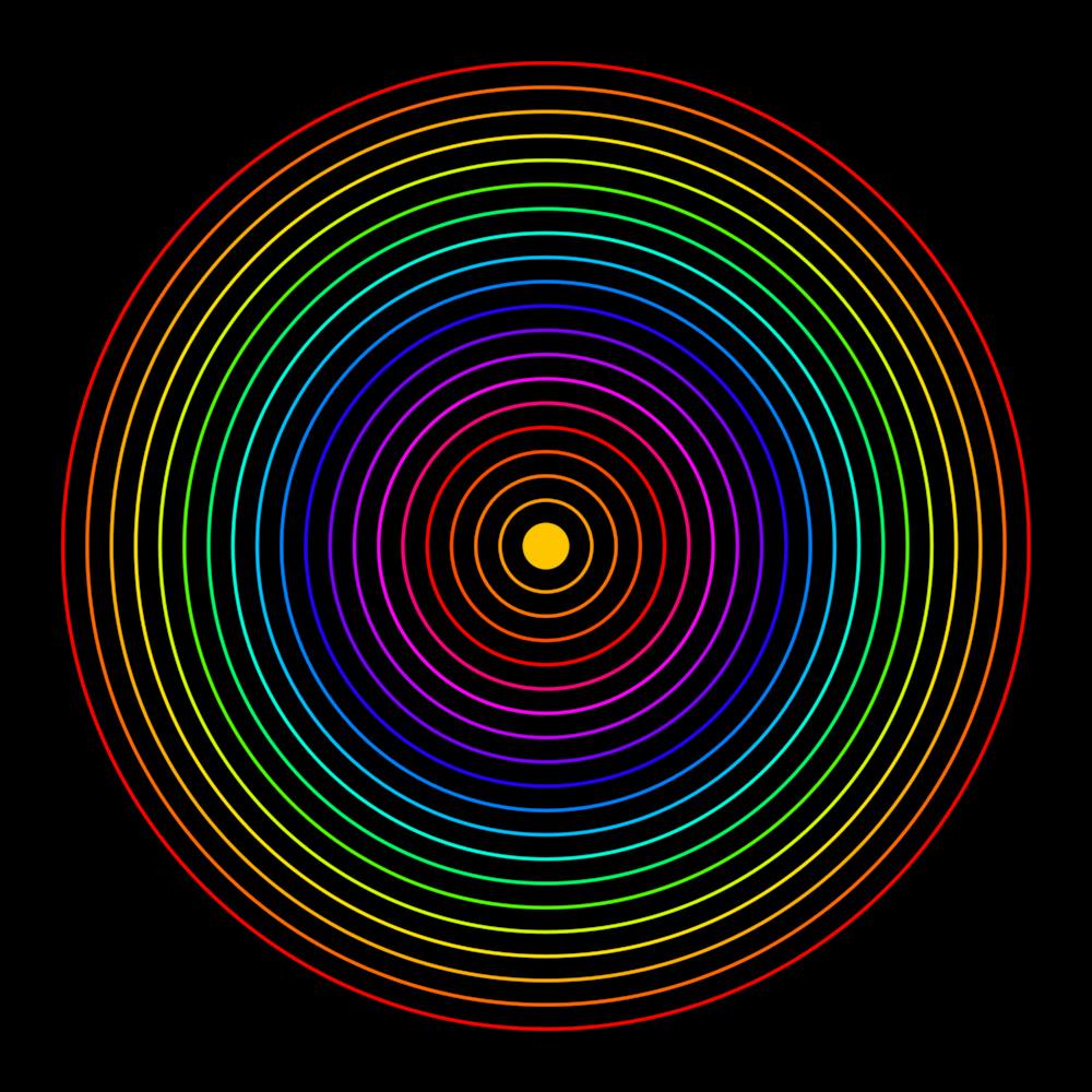 Rainbow Circles 1