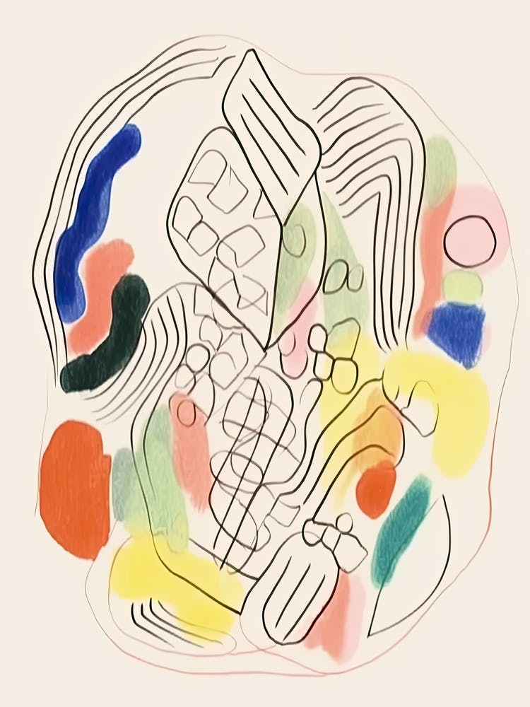 Enigma Line Art Abstract 6