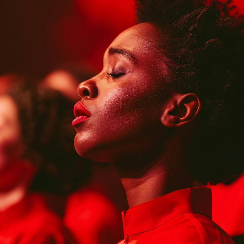 Choir In Red