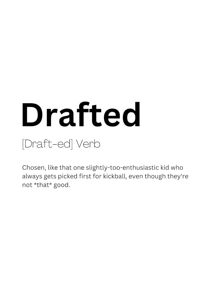 Drafted Definition Meaning