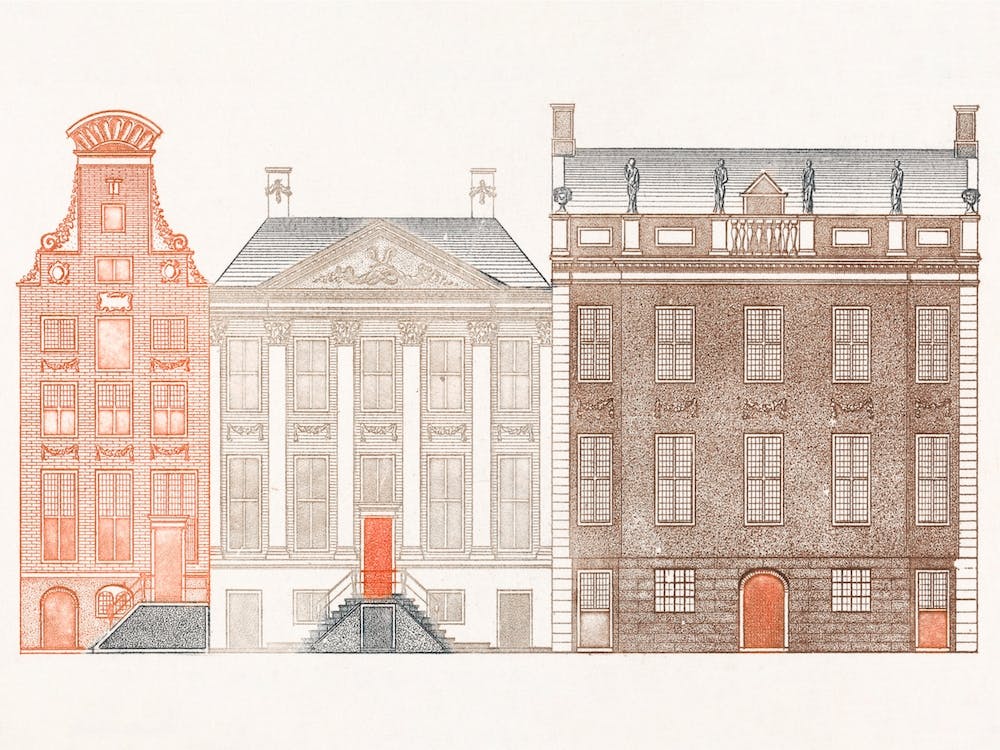 Amsterdam Canal Houses 2, Johan Teyler