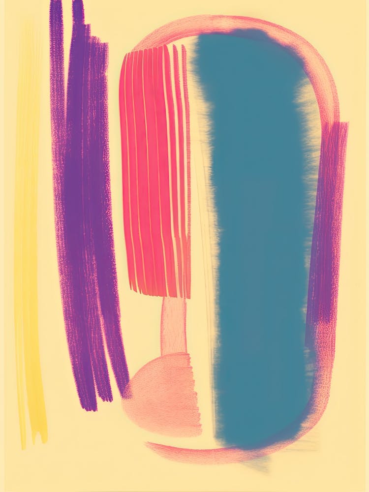 Stripes Pastels Abstract 2