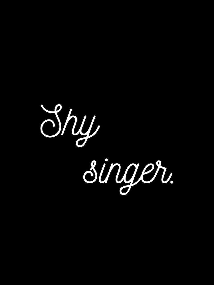 Shy Singer Black