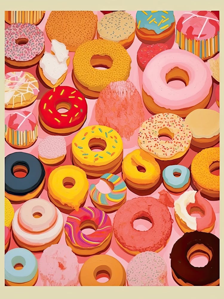 Donuts Vintage Illustration 5
