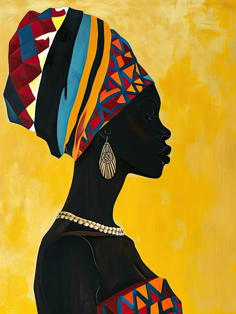 African Woman 28, Boho