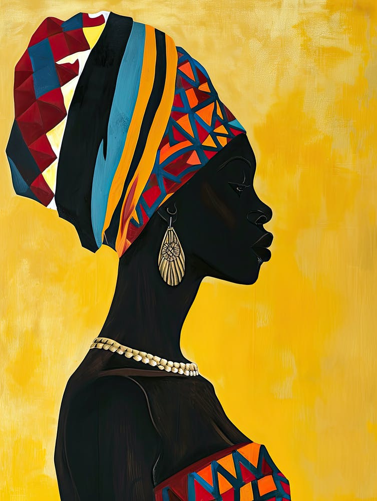 African Woman 28, Boho