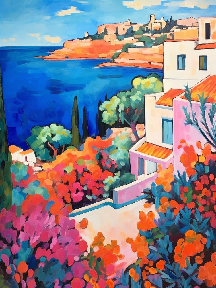 Ibiza Spain 8 Fauvist Painting