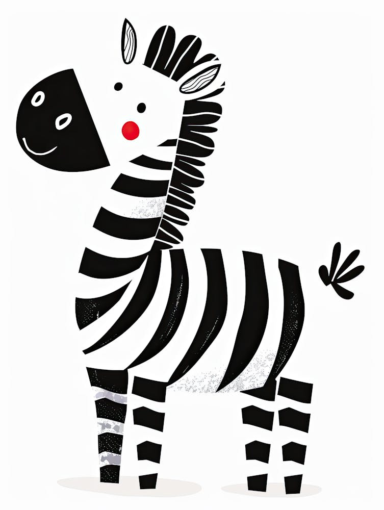 Zebra Children Prints & Kids Posters