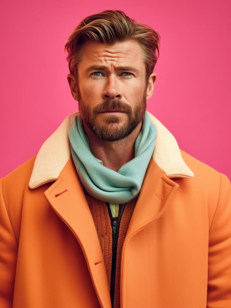 Chris Hemsworth Fashion Art