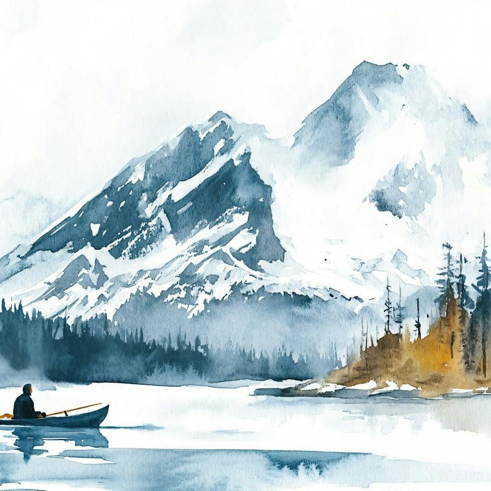 Kanu auf dem See