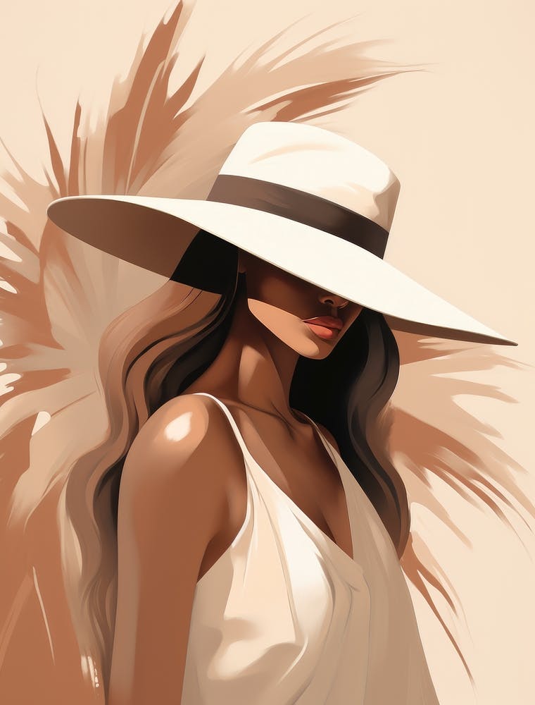 Woman In A Hat 11