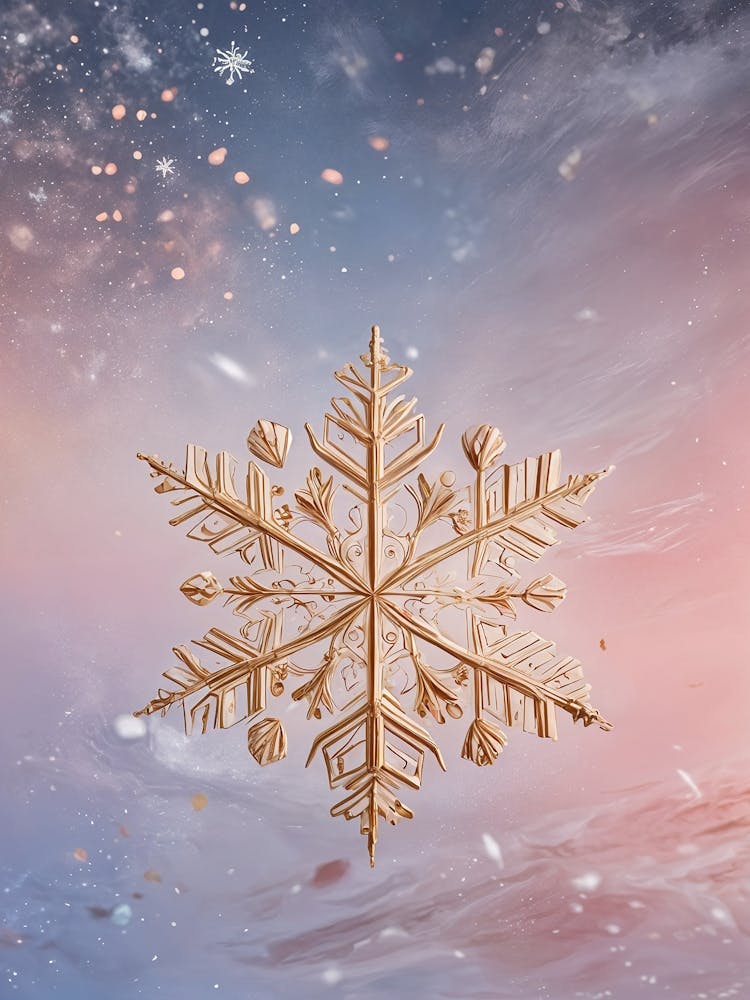 Golden Snowflake 1