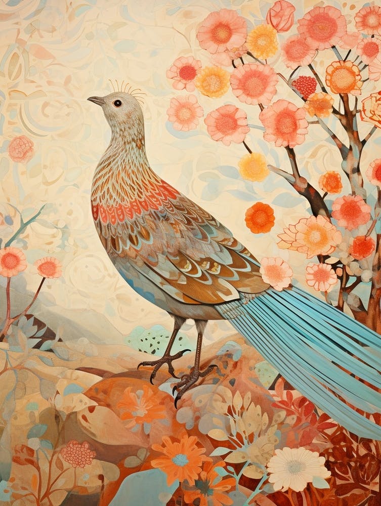 Turkey 4 Detailed Bird Painting