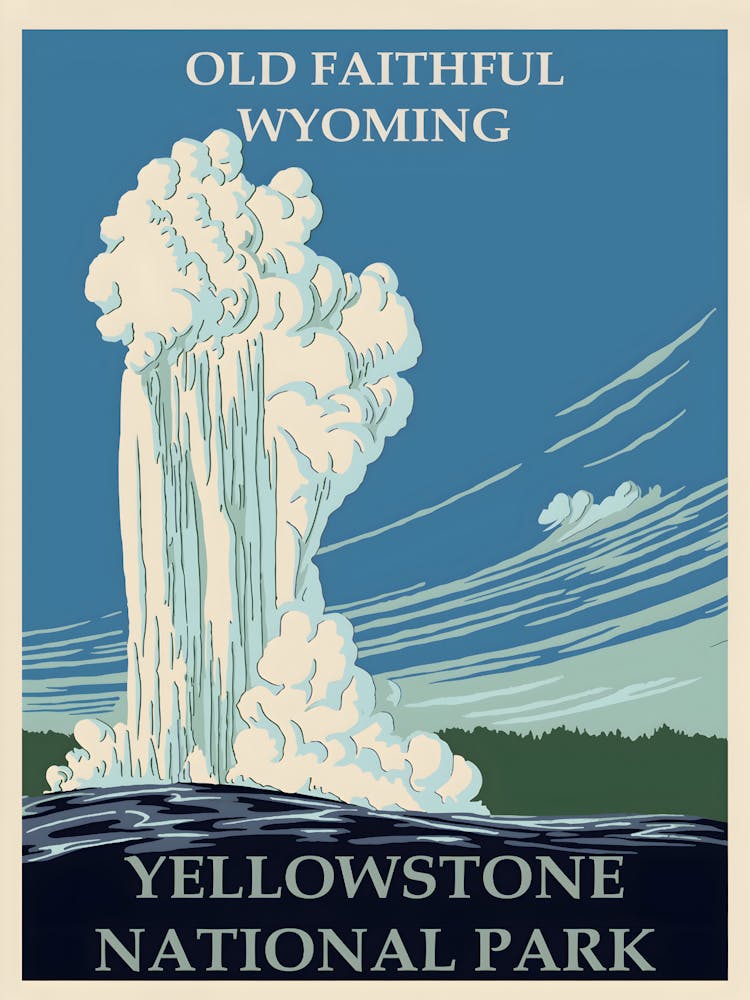 Old Faithful Yellowstone National Park