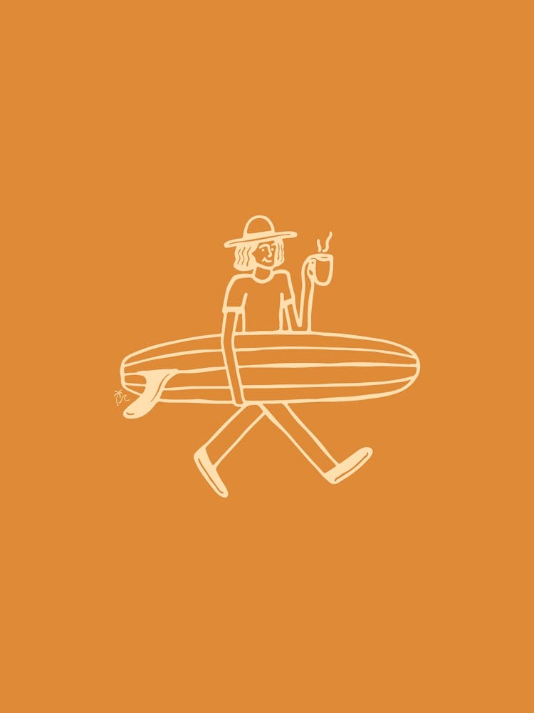 Surf And Coffee  - Tropicool Studio
