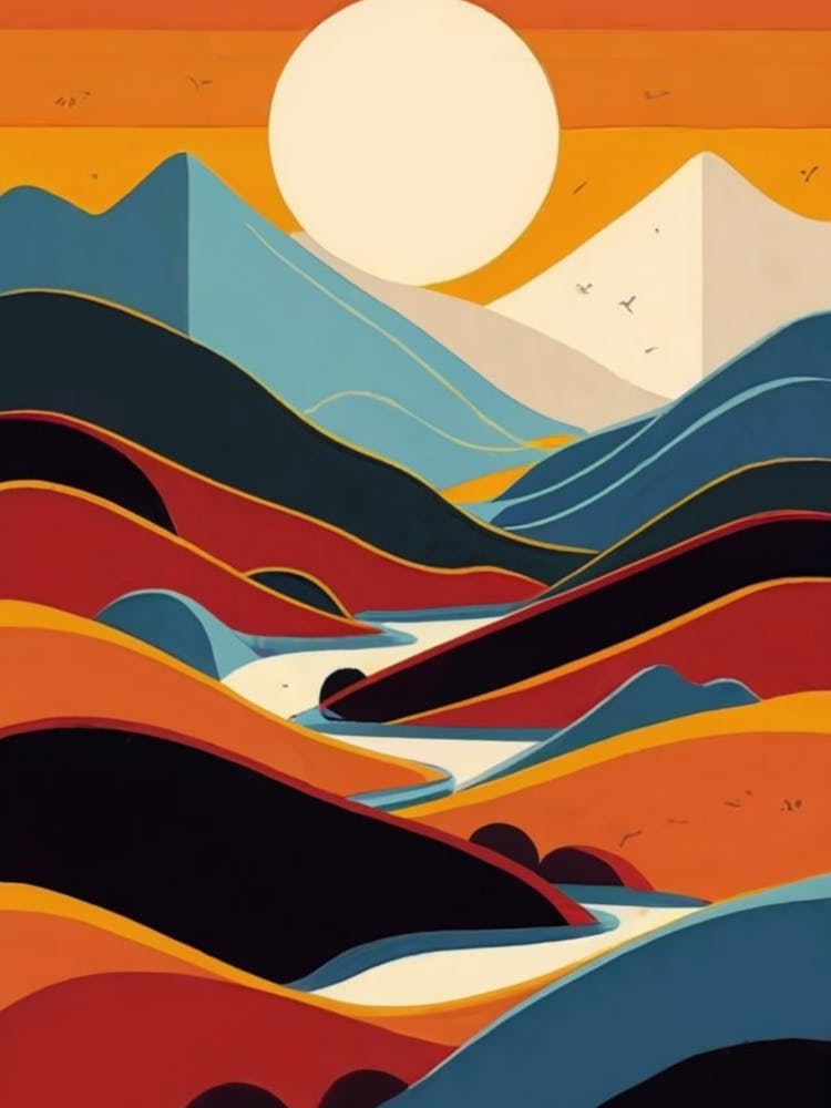 Landscape At Sunset 1