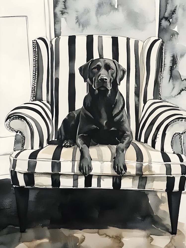 Schwarzer Labrador