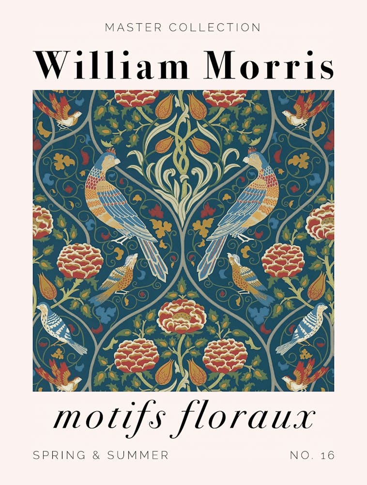 William Morris, Motifs Floreaux, spring and summer