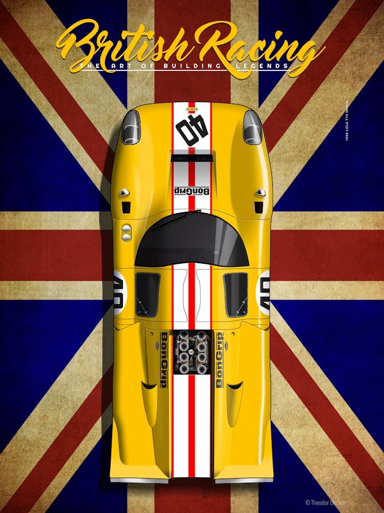 British Racing Lola T70 MK3B No.40