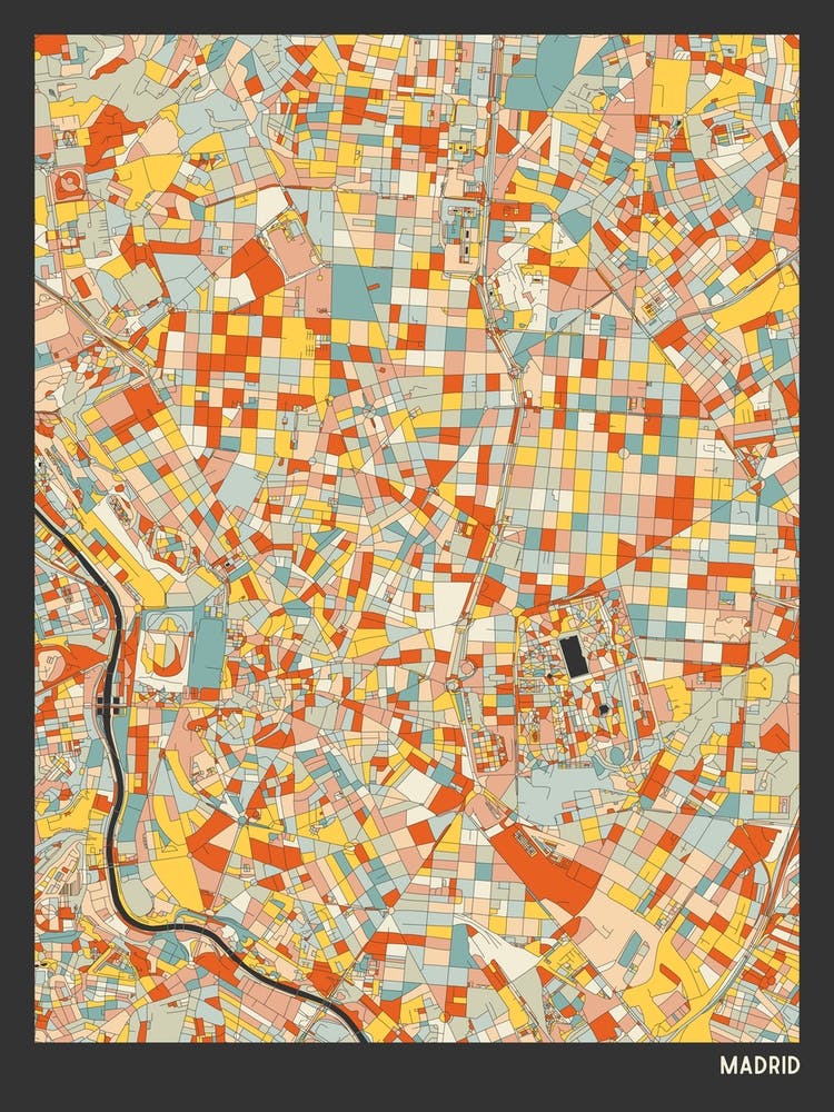 Madrid Spain Map