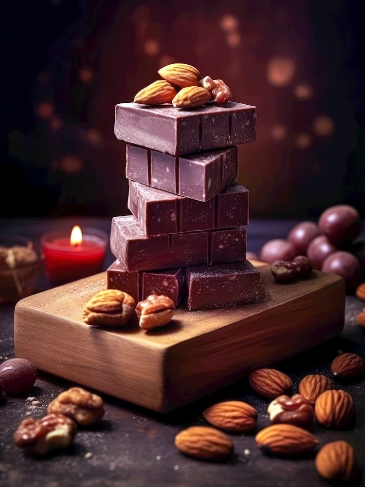 Chocolate And Nuts sweet food 1