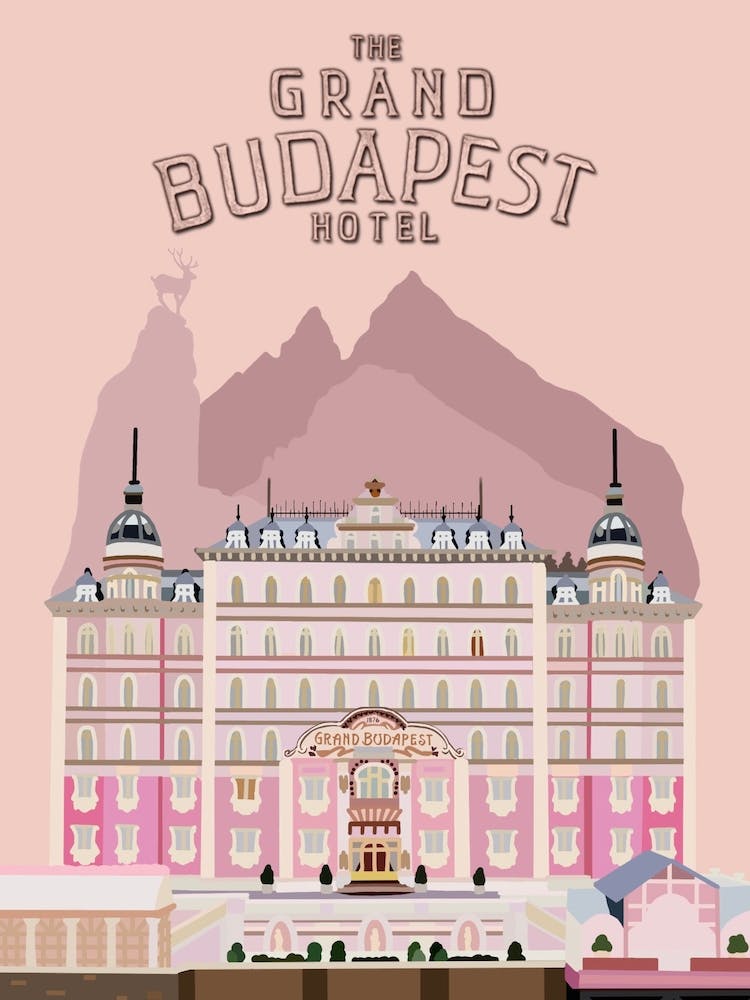 The Grand Budapest Hotel Print | Wes Anderson Print