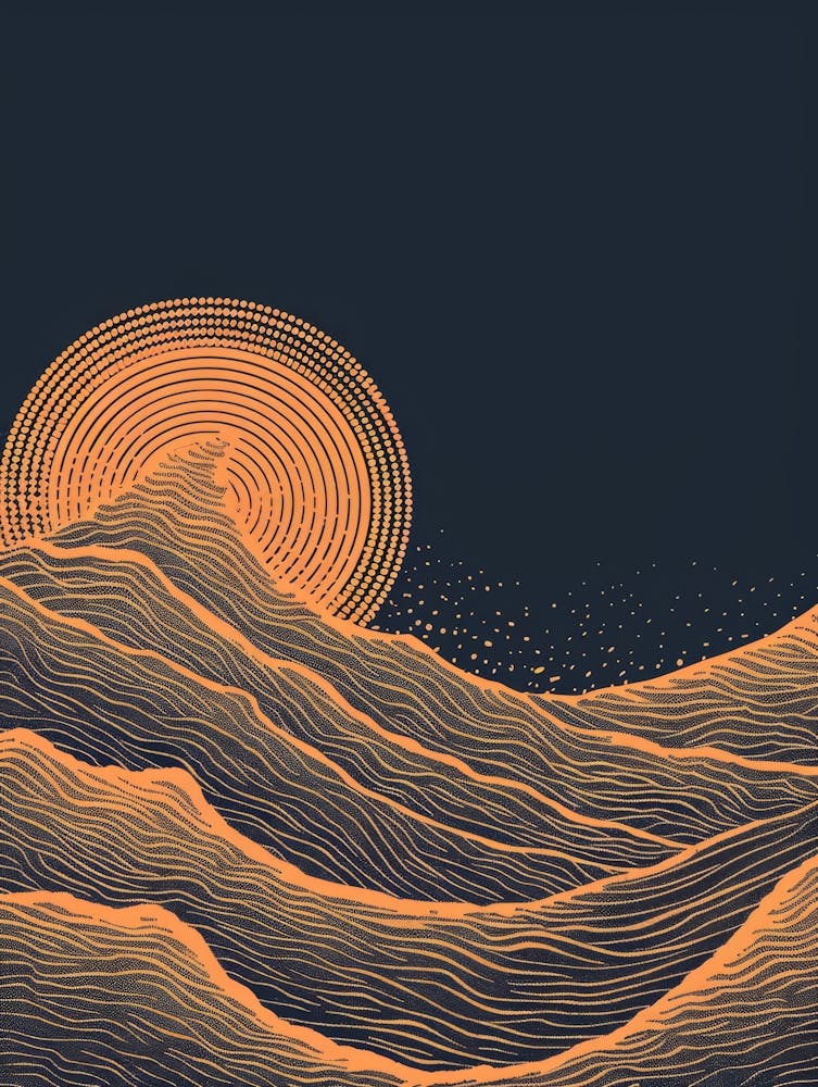 Sunrise Over The Ocean 1