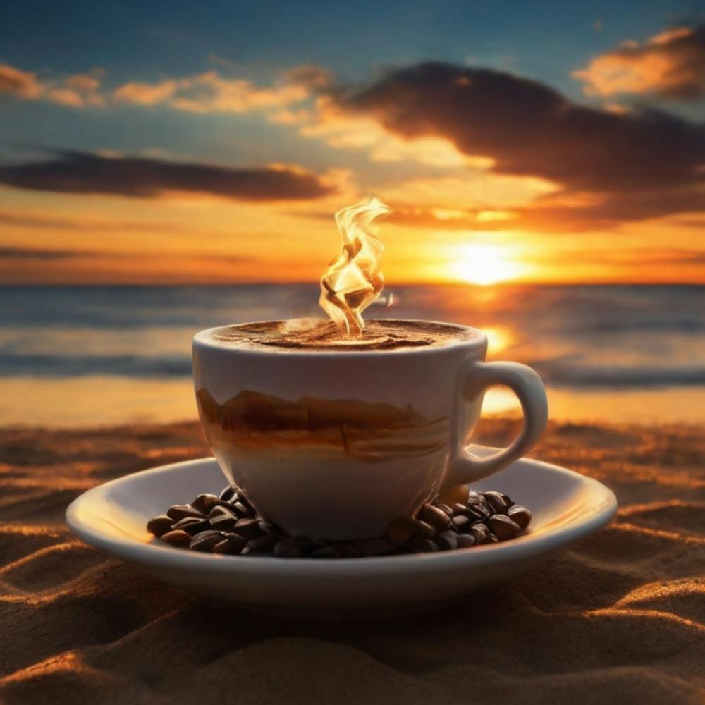 Coffee On The Beach