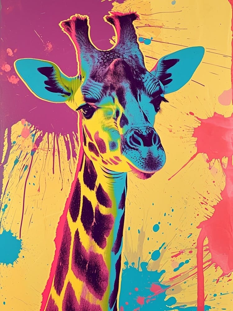 Giraffe Polaroid Inspired 3