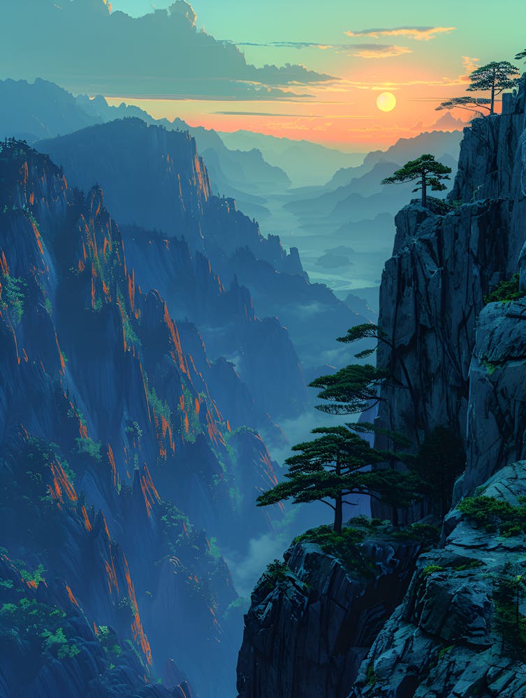 Asiatische Landschaft 3