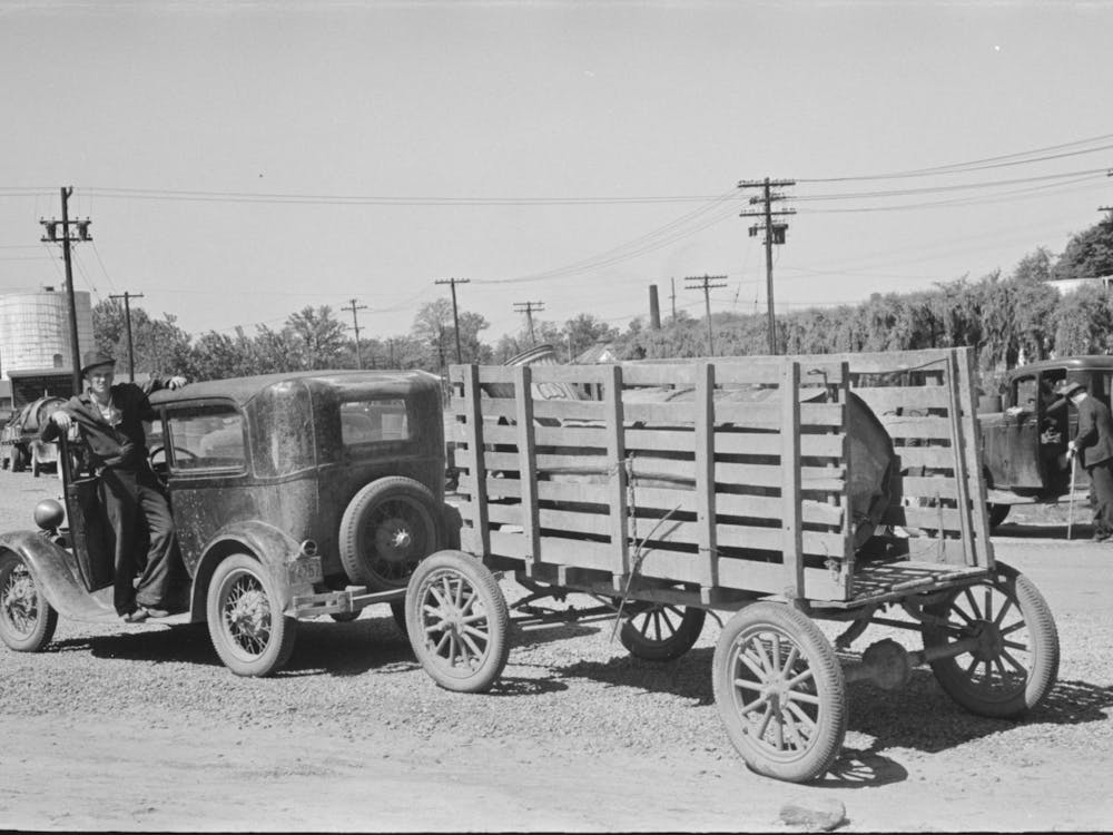 Untitled Photo, Possibly Related To Farmers Leaving Liquid Feed Loading Station, Owensboro, Kentucky By