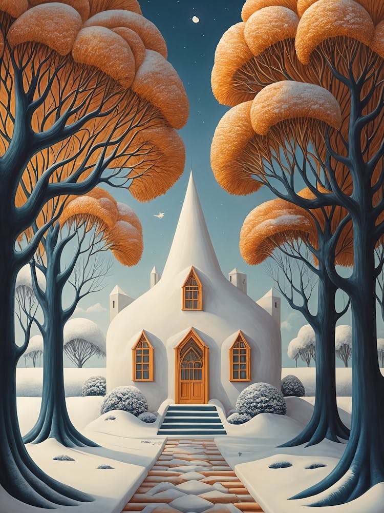 Fantasy Winter Cabin